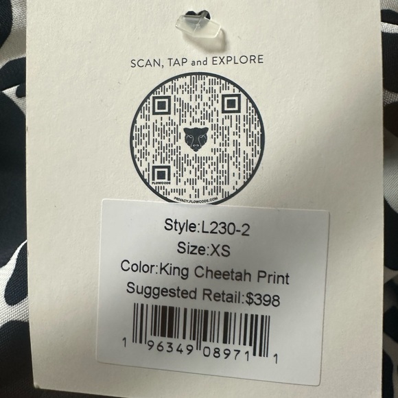 REVOLVE BRAND, LITA by CIARA TIE FRONT JUMPSUIT IN KING CHEETAH PRINT. NEW. - Picture 3 of 4